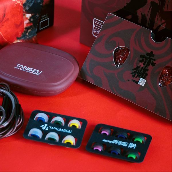 Упаковка TANGZU Wan'er 2 S.G Red Lion, кейс, амбушури та кабель